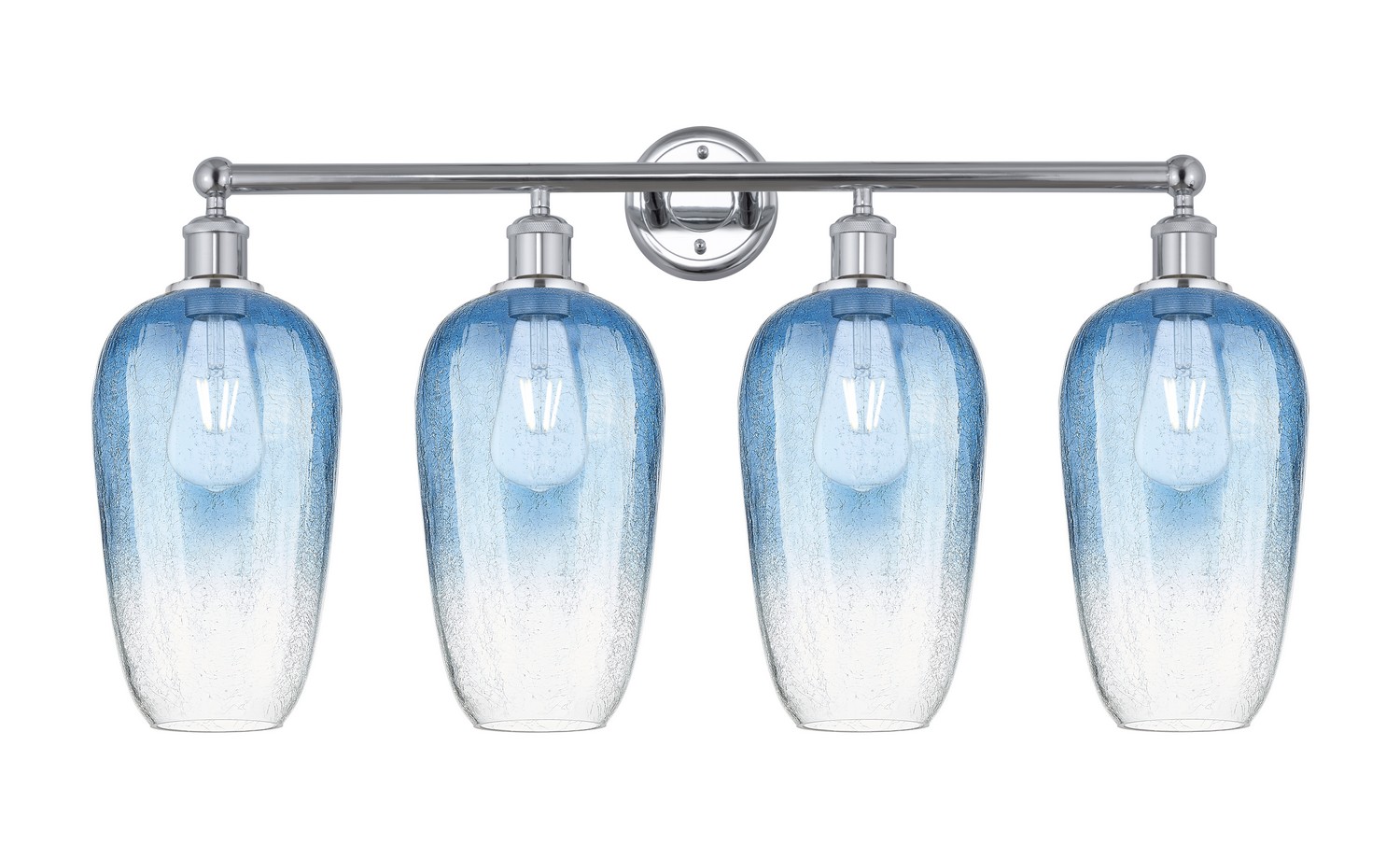 Four Light Bath Vanity by Innovations - Edison Collection, Polished Chrome Finish - 616-4W-PC-G484-7SB