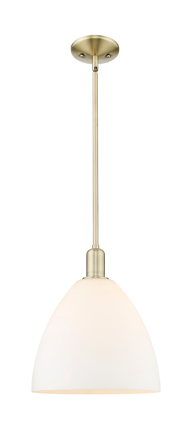 One Light Mini Pendant by Innovations - Arcadia Collection, Antique Brass Finish - 716-1S-AB-GBD-121