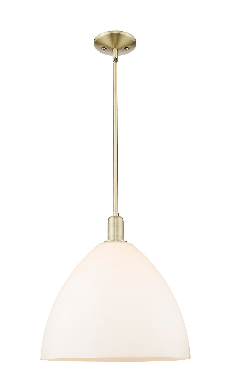 One Light Mini Pendant by Innovations - Arcadia Collection, Antique Brass Finish - 716-1S-AB-GBD-161