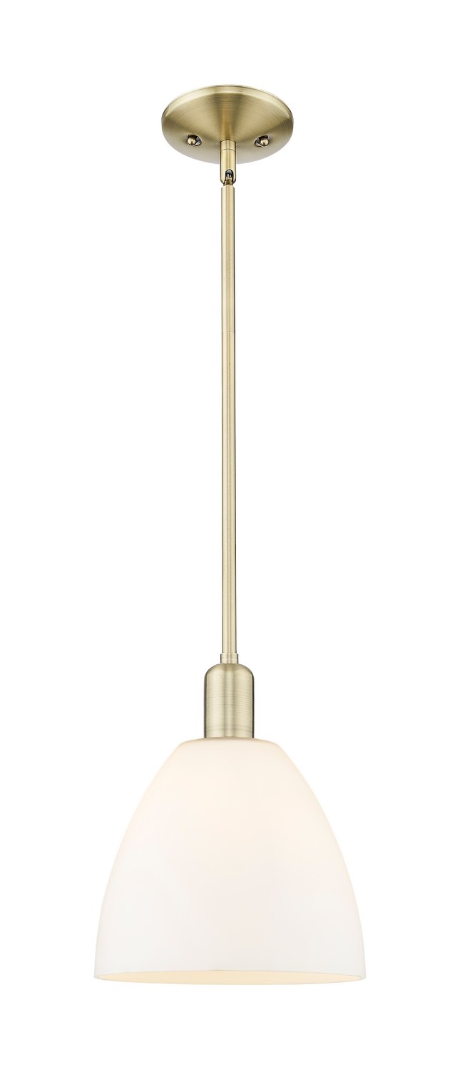 One Light Mini Pendant by Innovations - Arcadia Collection, Antique Brass Finish - 716-1S-AB-GBD-91