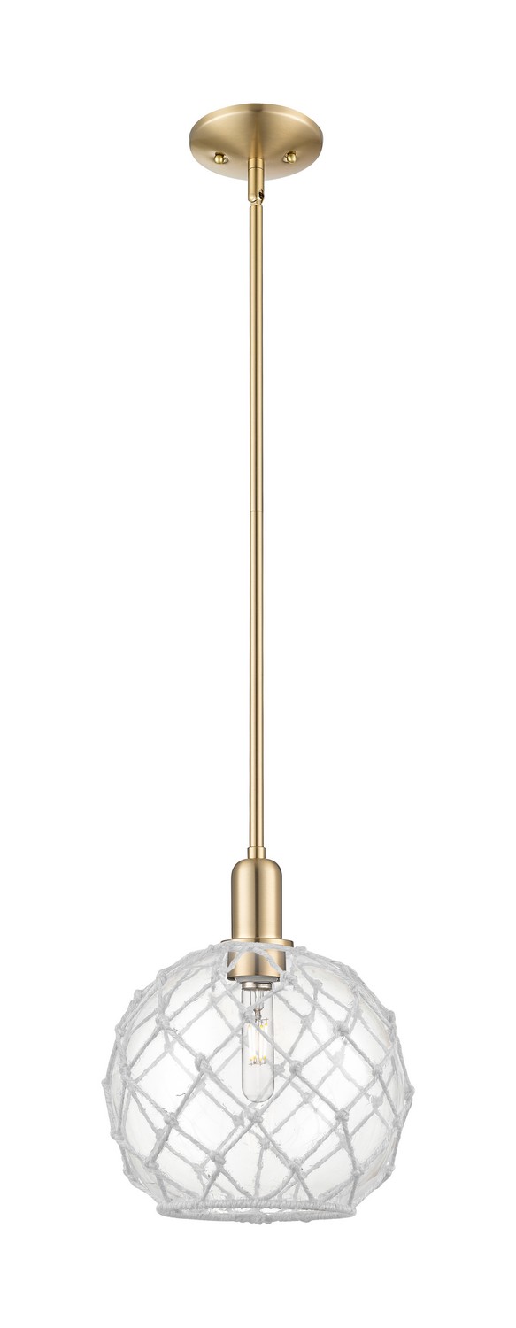 One Light Mini Pendant by Innovations - Arcadia Collection, Champagne Bronze Finish - 716-1S-CB-G122-10RW