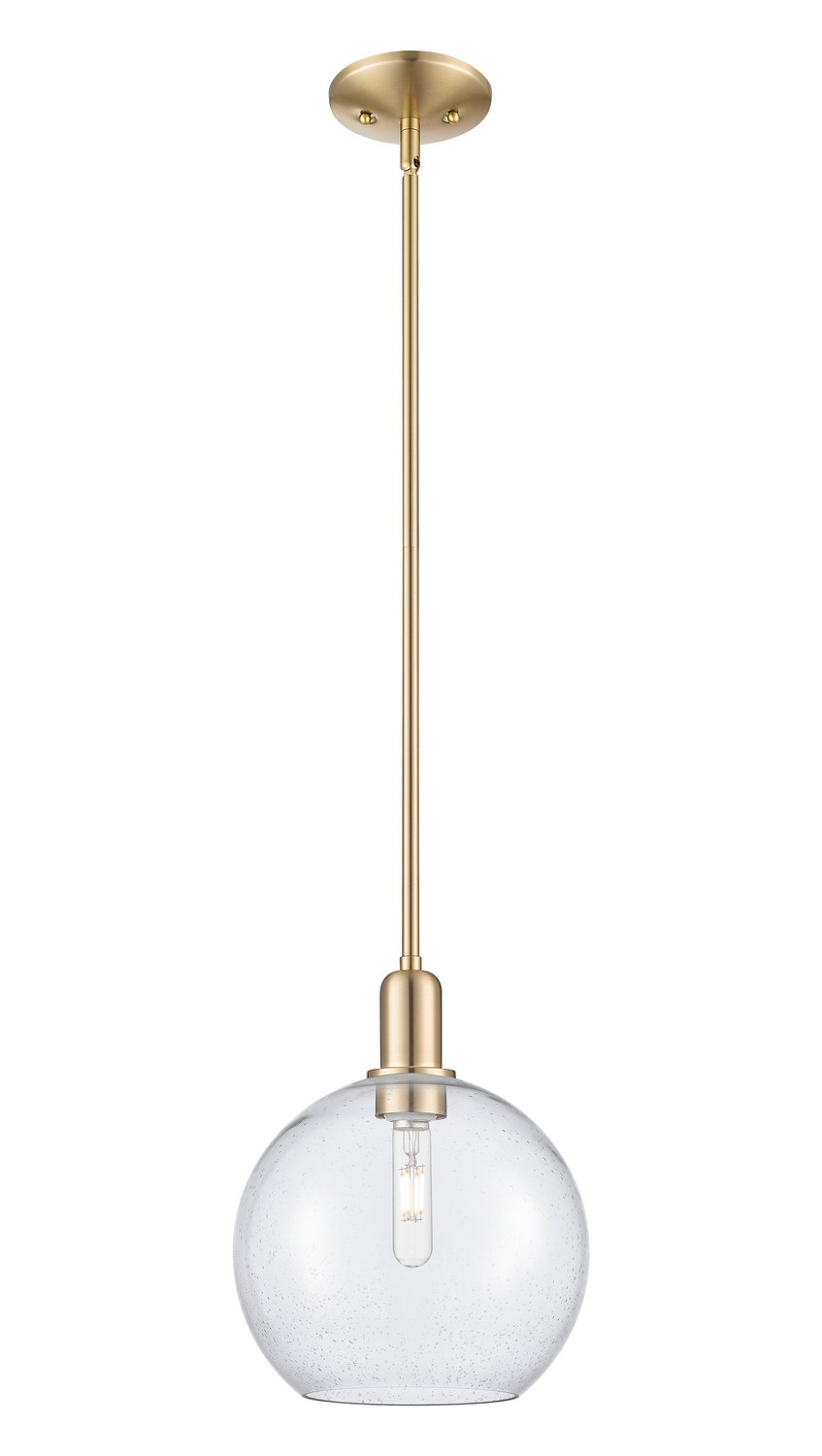 One Light Mini Pendant by Innovations - Arcadia Collection, Champagne Bronze Finish - 716-1S-CB-G124-10