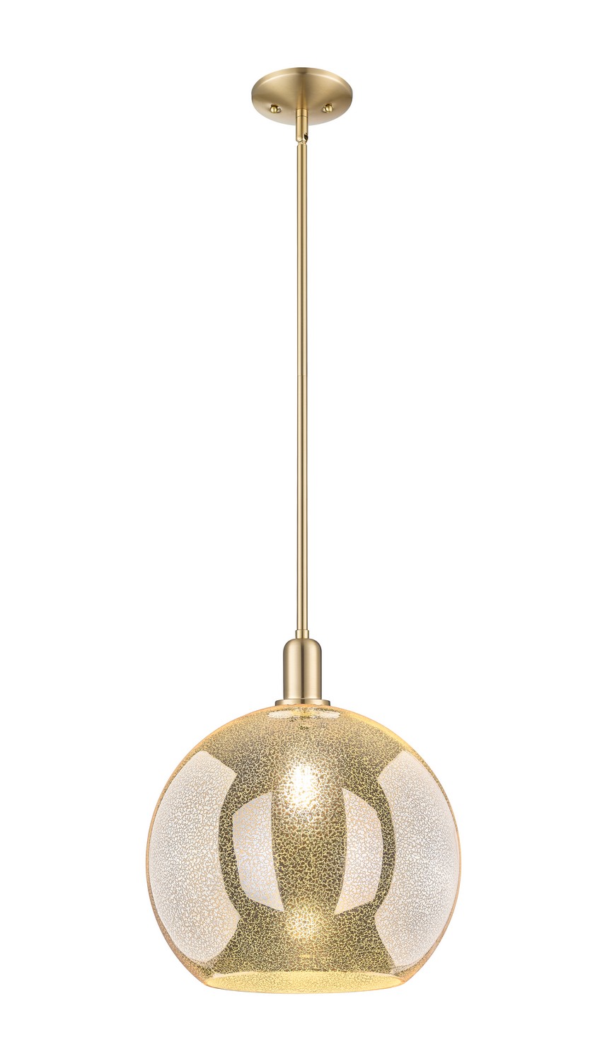 One Light Mini Pendant by Innovations - Arcadia Collection, Champagne Bronze Finish - 716-1S-CB-G128-14