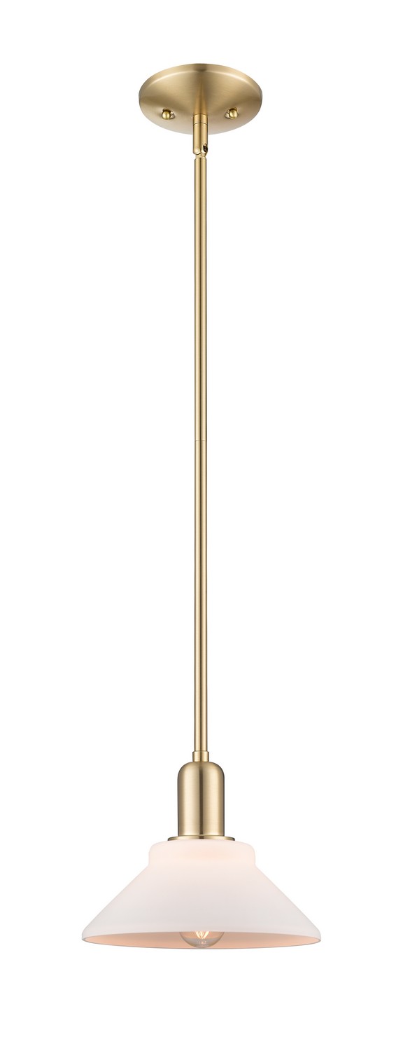 One Light Mini Pendant by Innovations - Arcadia Collection, Champagne Bronze Finish - 716-1S-CB-G131