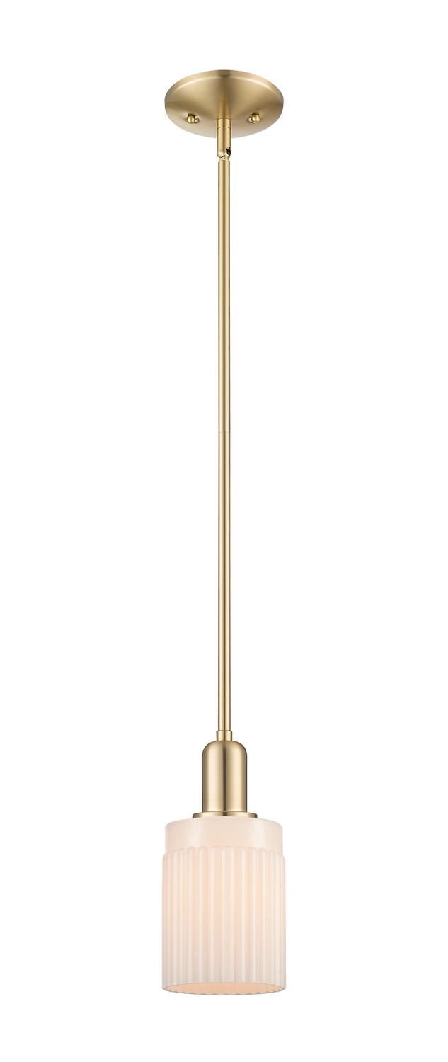 One Light Mini Pendant by Innovations - Arcadia Collection, Champagne Bronze Finish - 716-1S-CB-G341