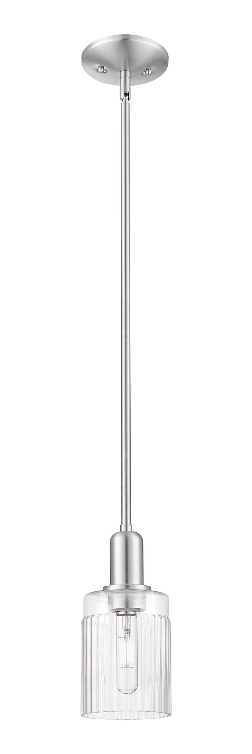 One Light Mini Pendant by Innovations - Arcadia Collection, Brushed Satin Nickel Finish - 716-1S-SN-G342