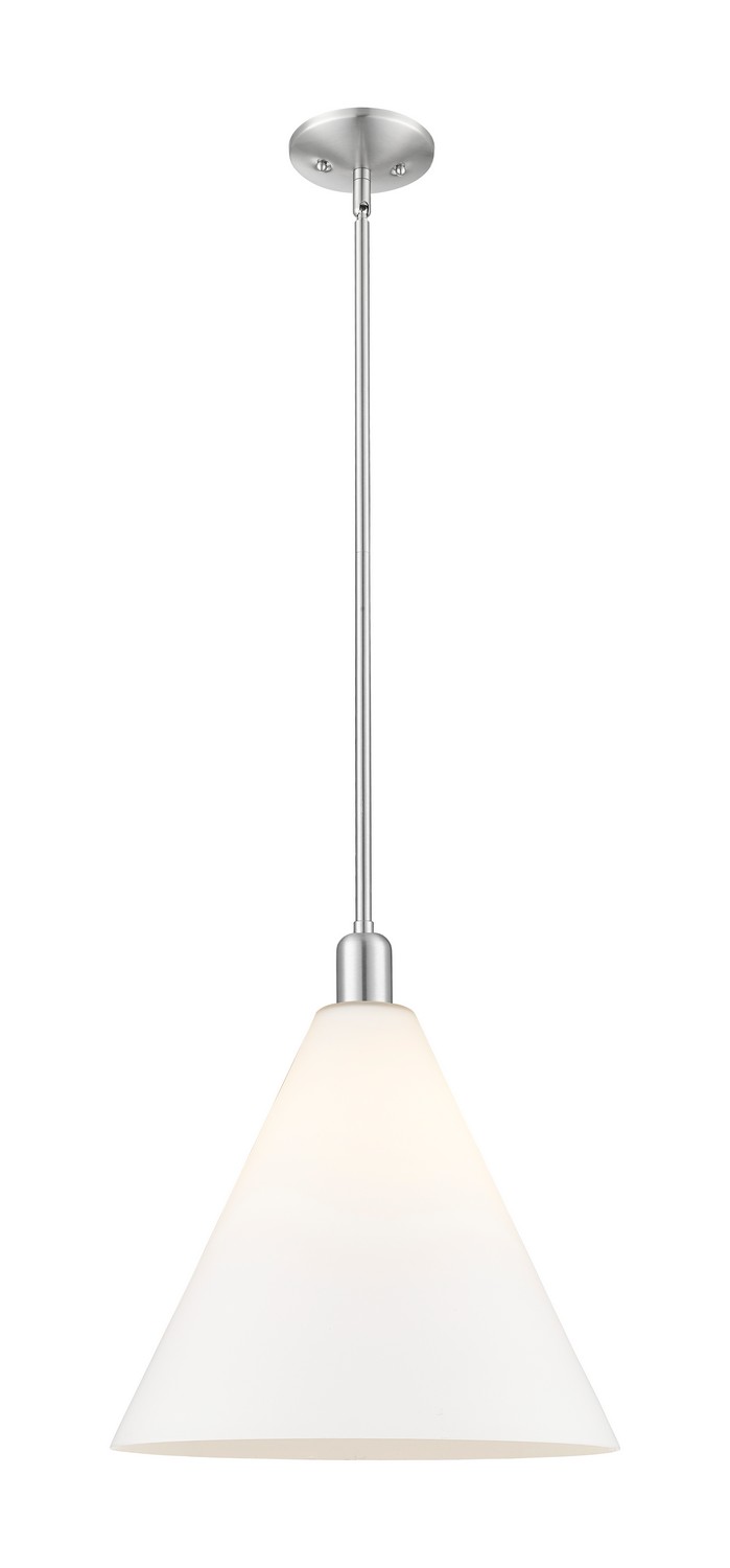 One Light Mini Pendant by Innovations - Arcadia Collection, Brushed Satin Nickel Finish - 716-1S-SN-GBC-161