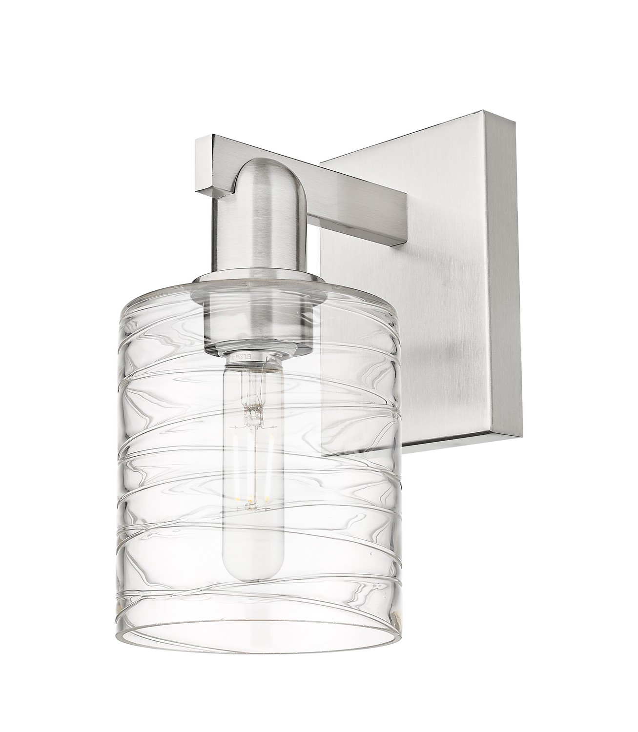 One Light Wall Sconce by Innovations - Arcadia Collection, Brushed Satin Nickel Finish - 716-1W-SN-G1113