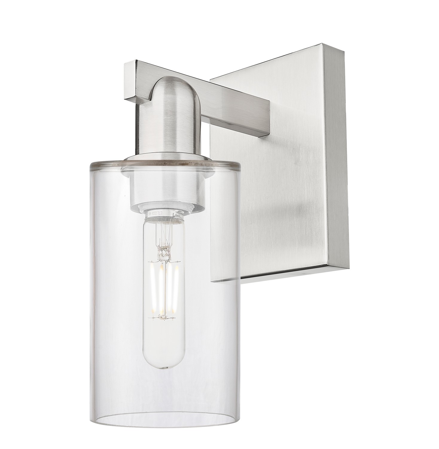 One Light Wall Sconce by Innovations - Arcadia Collection, Brushed Satin Nickel Finish - 716-1W-SN-G802