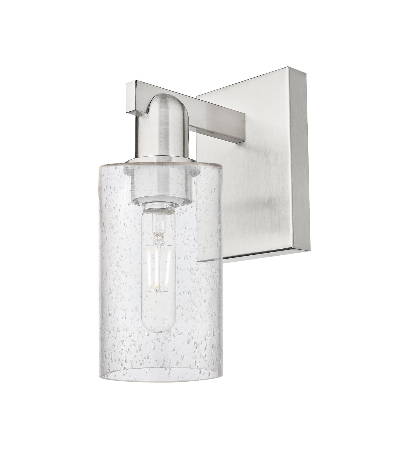 One Light Wall Sconce by Innovations - Arcadia Collection, Brushed Satin Nickel Finish - 716-1W-SN-G804