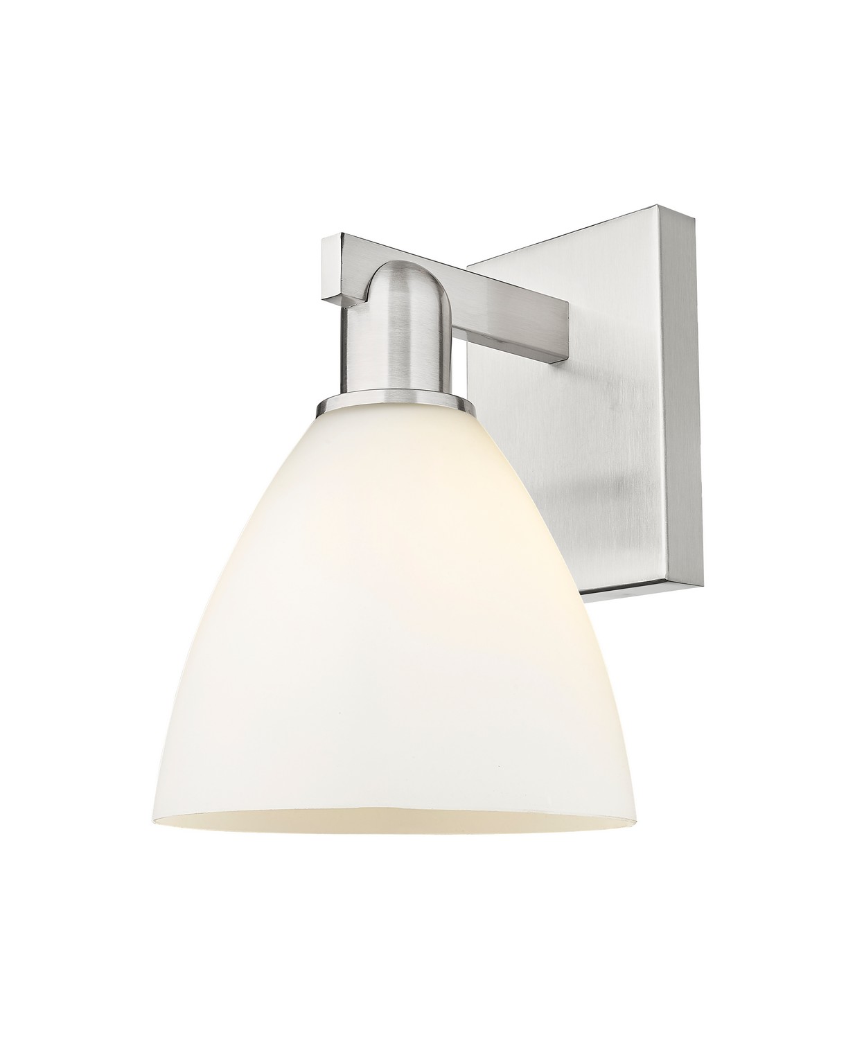 One Light Wall Sconce by Innovations - Arcadia Collection, Brushed Satin Nickel Finish - 716-1W-SN-GBD-751