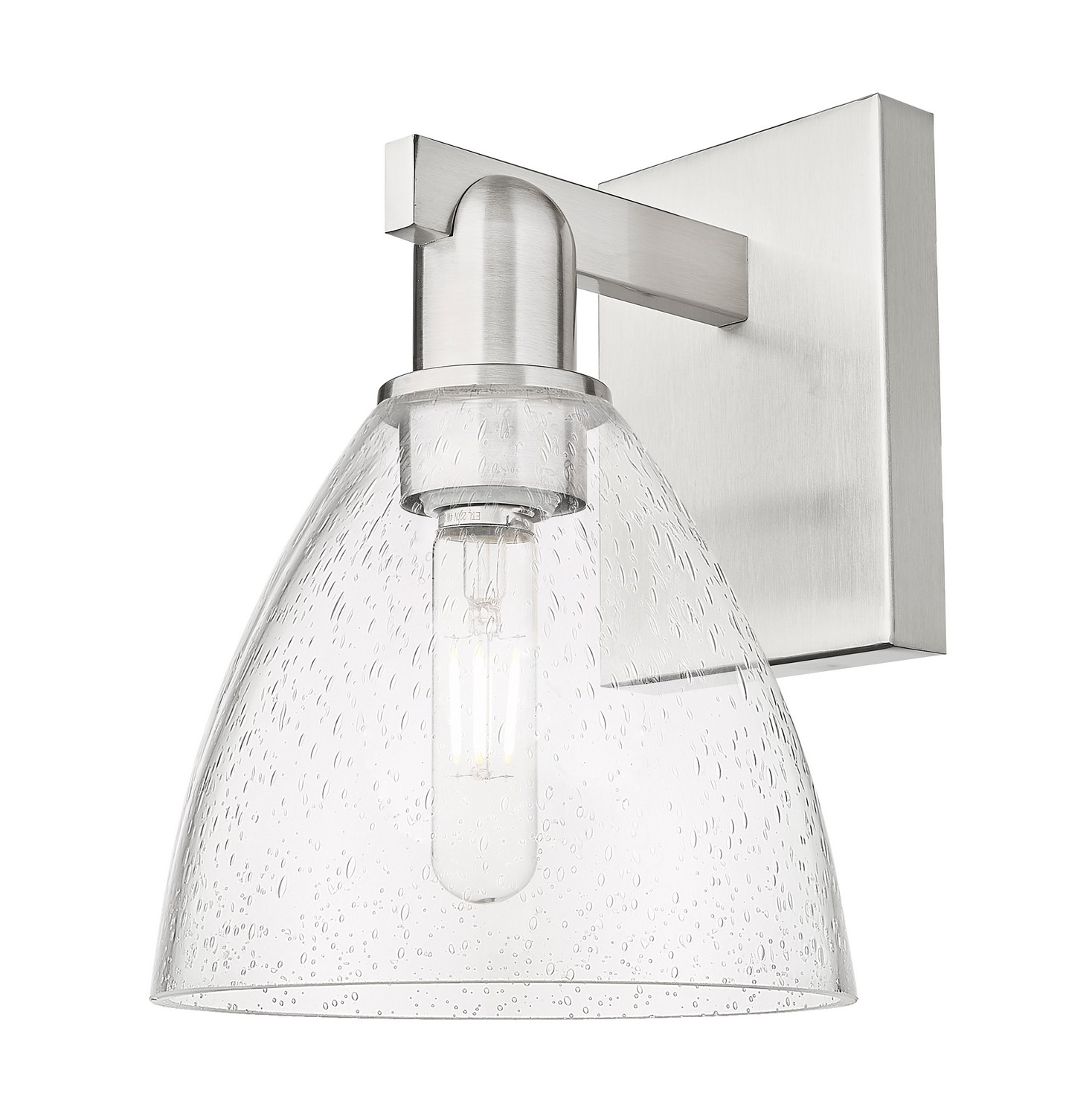 One Light Wall Sconce by Innovations - Arcadia Collection, Brushed Satin Nickel Finish - 716-1W-SN-GBD-754