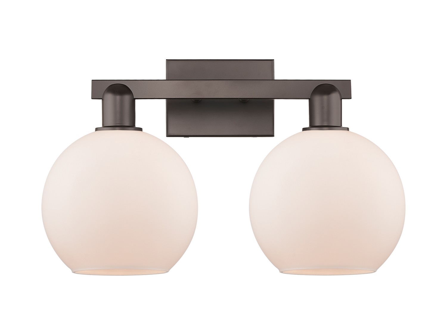 Two Light Bath Vanity by Innovations - Arcadia Collection, Oil Rubbed Bronze Finish - 716-2W-OB-G121-8