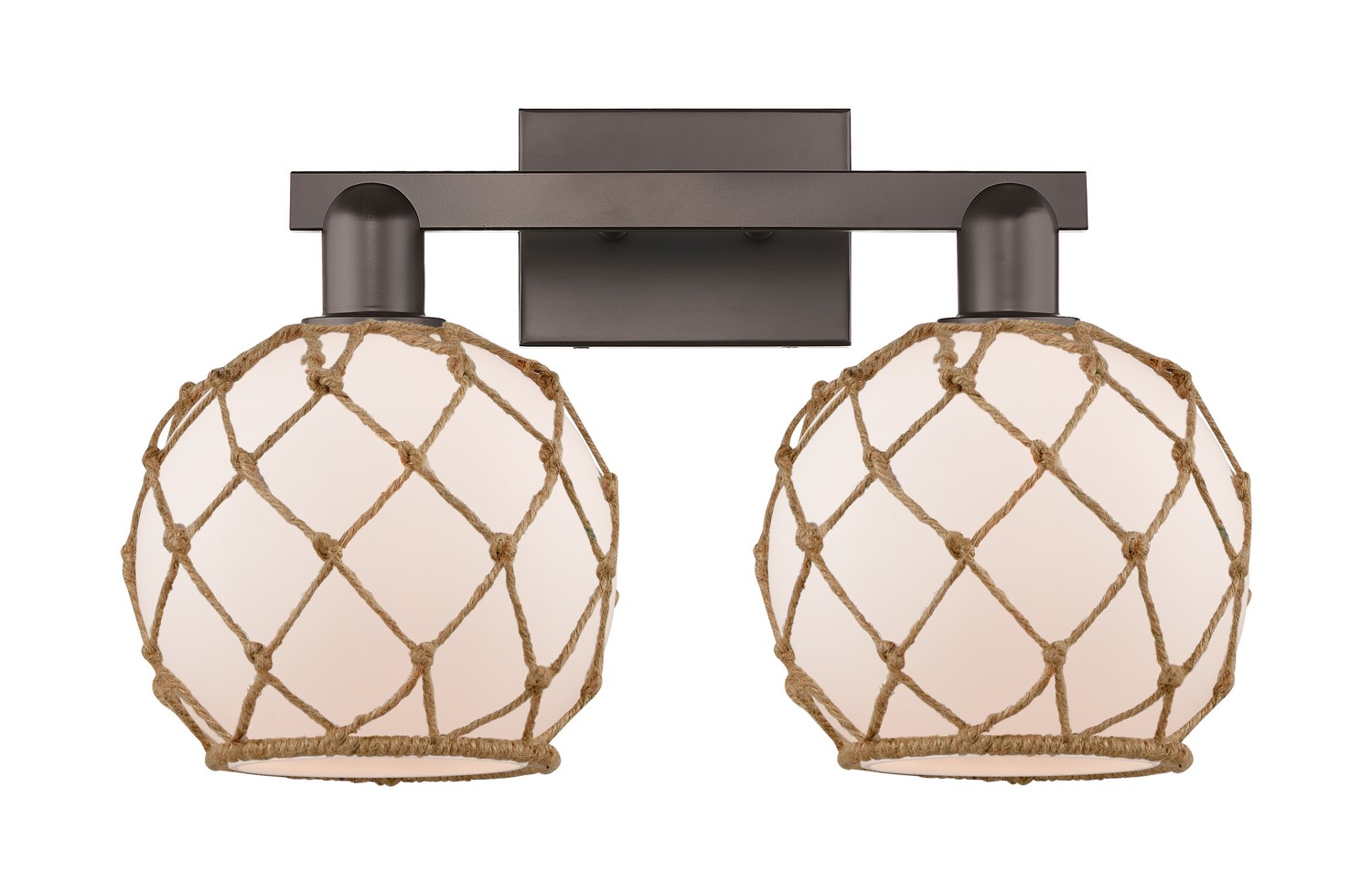 Two Light Bath Vanity by Innovations - Arcadia Collection, Oil Rubbed Bronze Finish - 716-2W-OB-G121-8RB