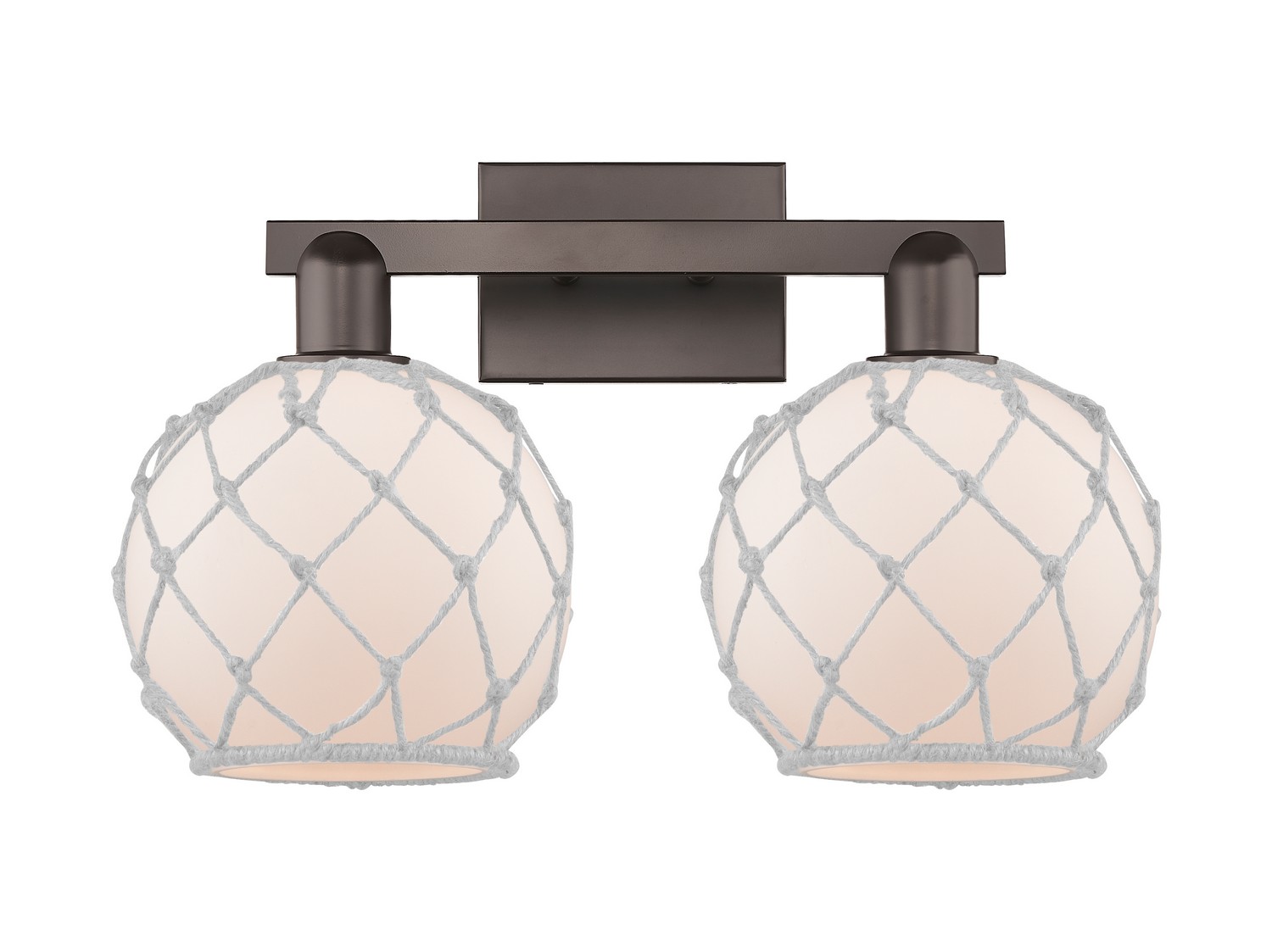 Two Light Bath Vanity by Innovations - Arcadia Collection, Oil Rubbed Bronze Finish - 716-2W-OB-G121-8RW