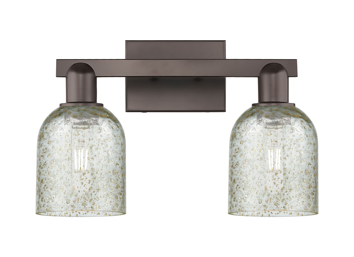 Two Light Bath Vanity by Innovations - Arcadia Collection, Oil Rubbed Bronze Finish - 716-2W-OB-G259