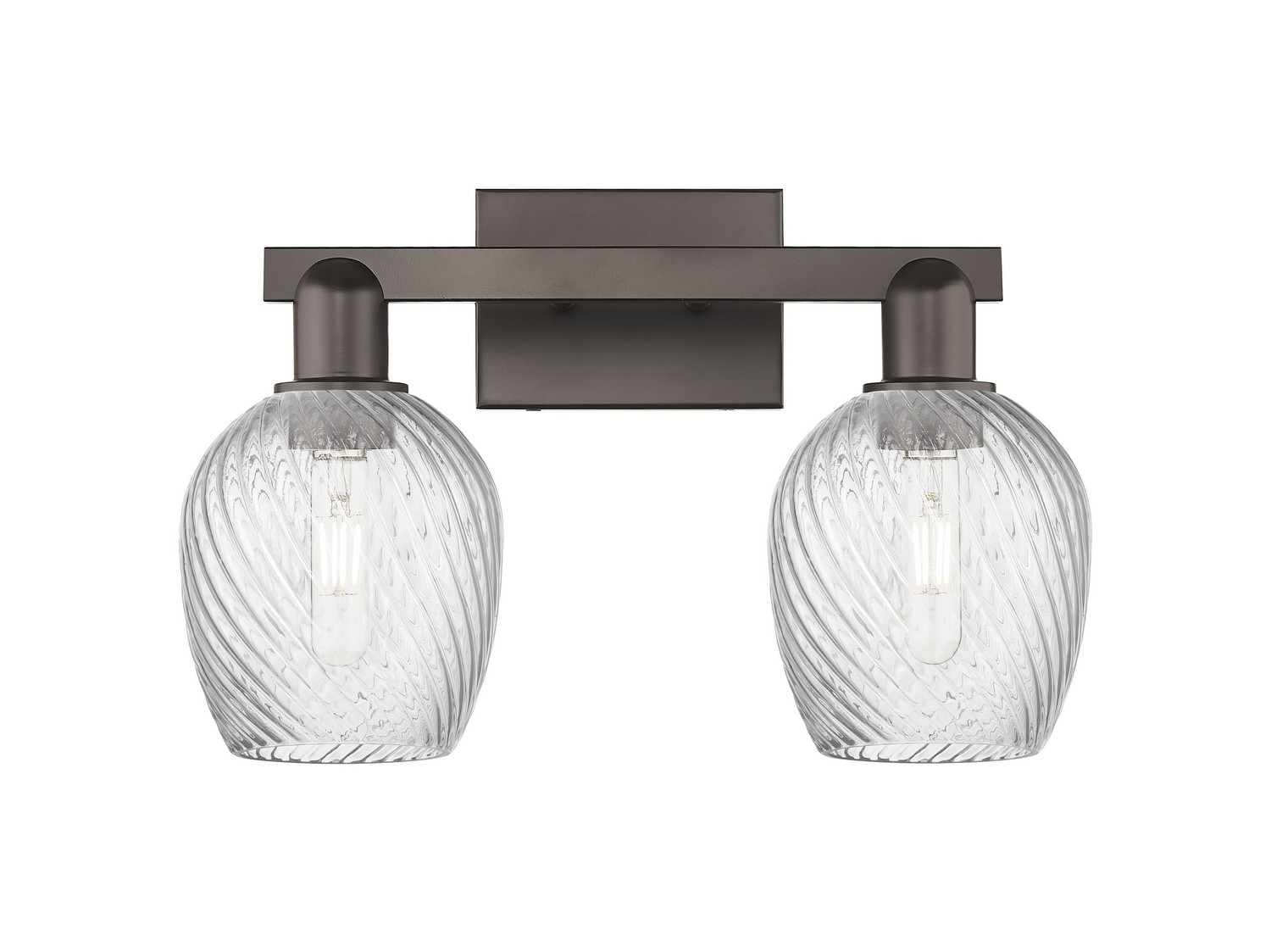 Two Light Bath Vanity by Innovations - Arcadia Collection, Oil Rubbed Bronze Finish - 716-2W-OB-G292