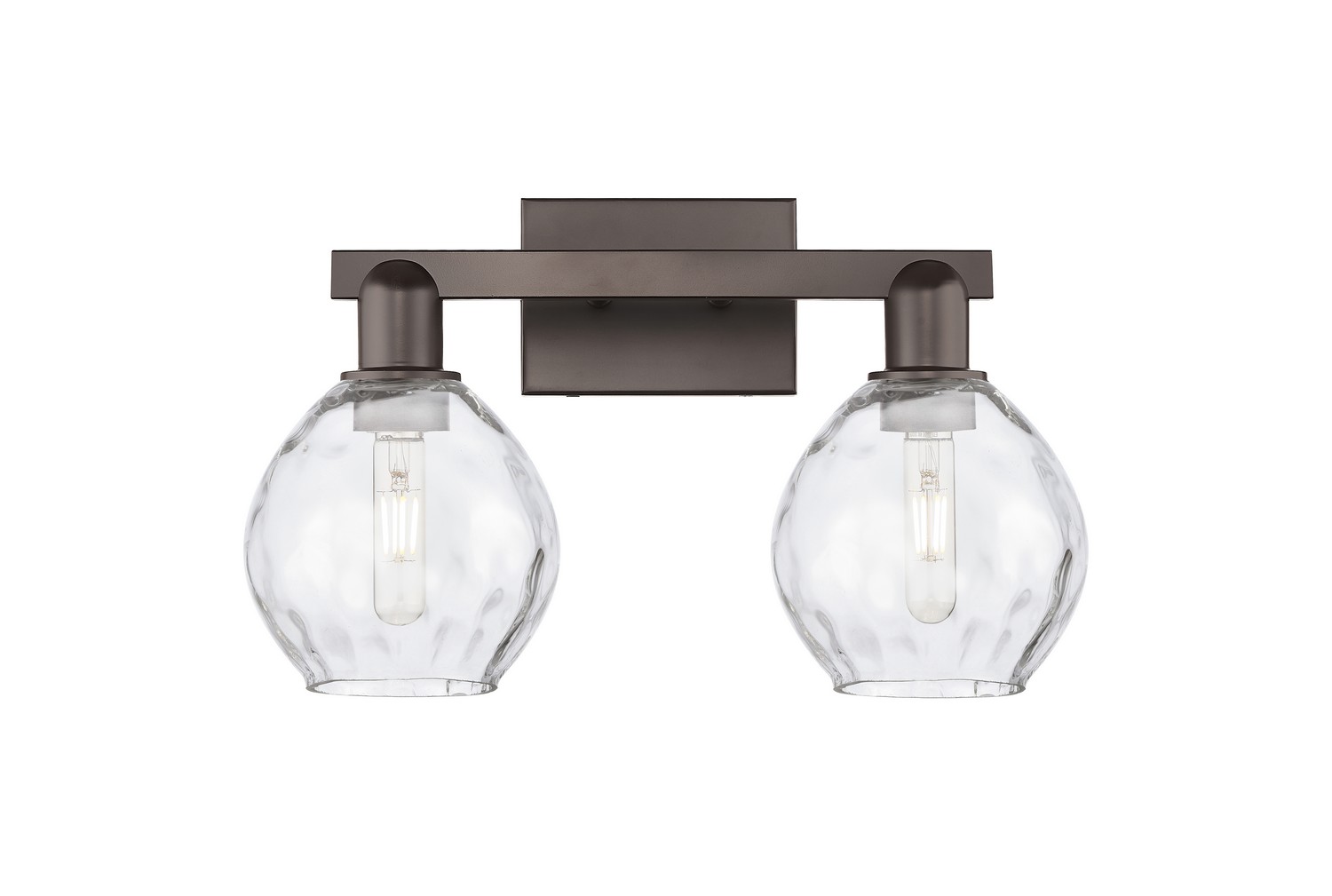 Two Light Bath Vanity by Innovations - Arcadia Collection, Oil Rubbed Bronze Finish - 716-2W-OB-G362