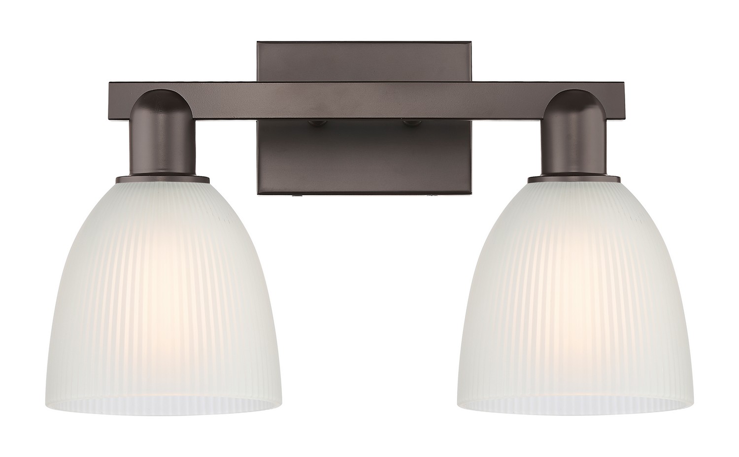 Two Light Bath Vanity by Innovations - Arcadia Collection, Oil Rubbed Bronze Finish - 716-2W-OB-G381