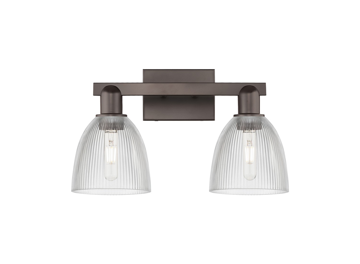 Two Light Bath Vanity by Innovations - Arcadia Collection, Oil Rubbed Bronze Finish - 716-2W-OB-G382