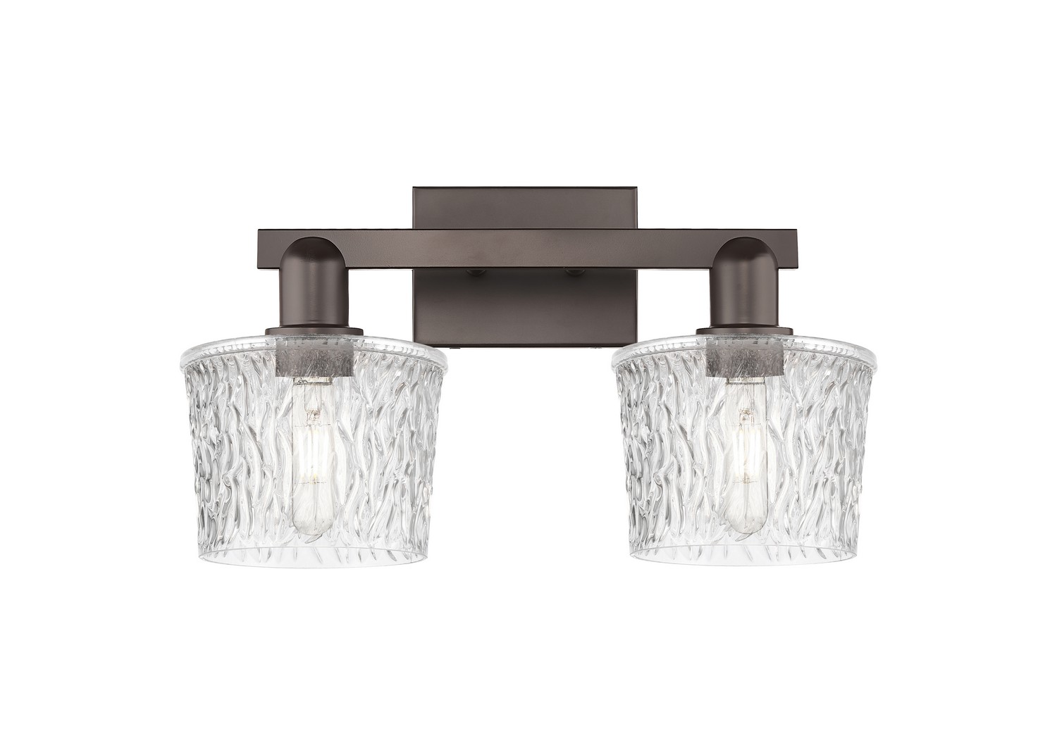 Two Light Bath Vanity by Innovations - Arcadia Collection, Oil Rubbed Bronze Finish - 716-2W-OB-G402