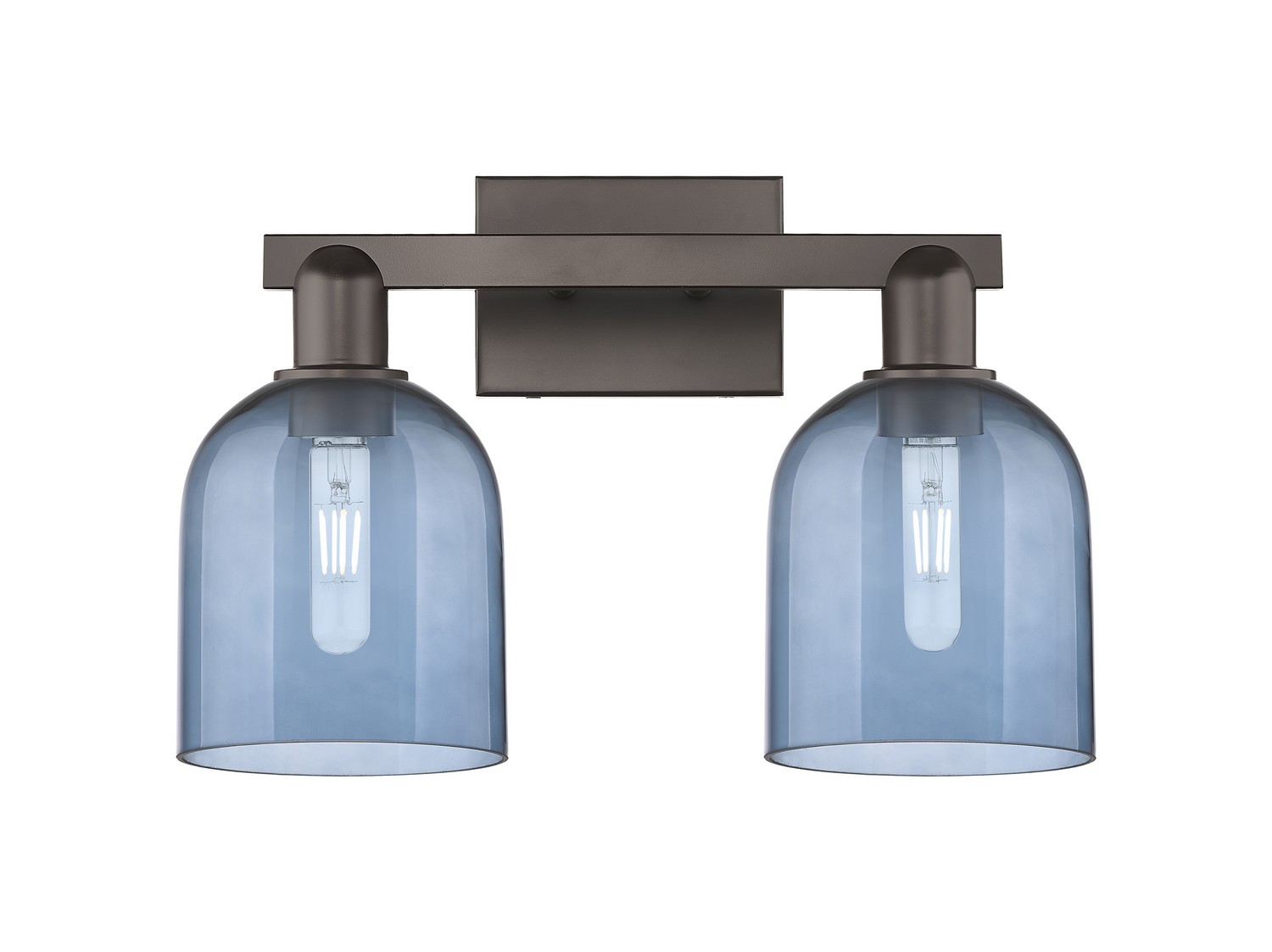Two Light Bath Vanity by Innovations - Arcadia Collection, Oil Rubbed Bronze Finish - 716-2W-OB-G558-6BL