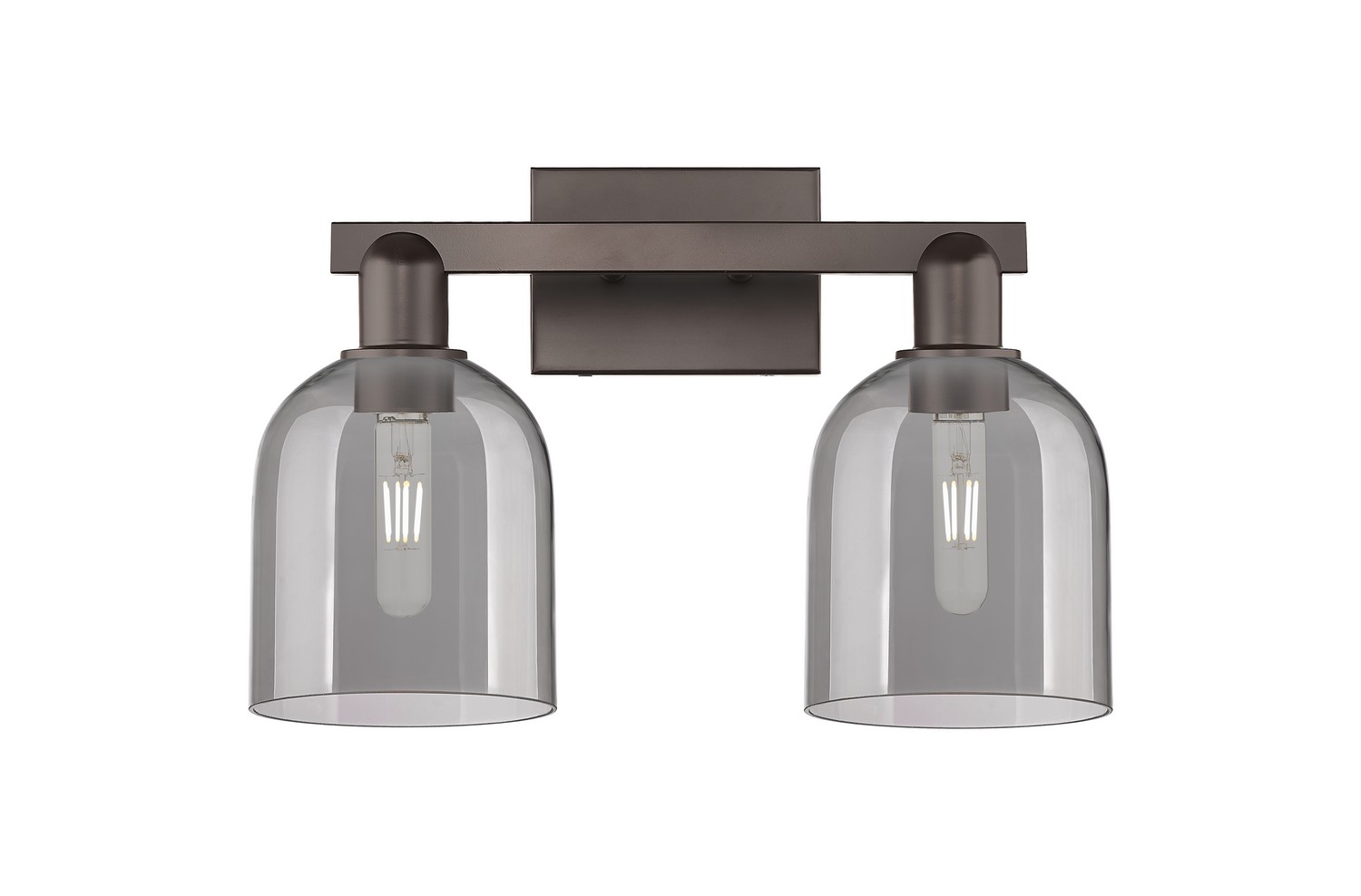 Two Light Bath Vanity by Innovations - Arcadia Collection, Oil Rubbed Bronze Finish - 716-2W-OB-G558-6SM