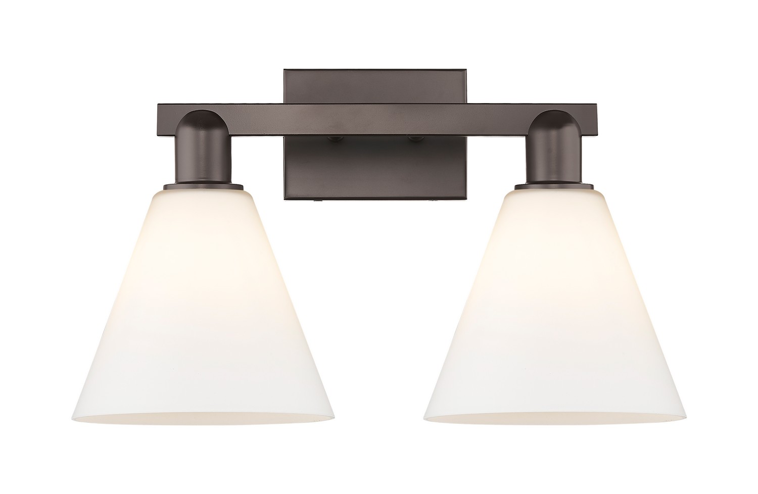 Two Light Bath Vanity by Innovations - Arcadia Collection, Oil Rubbed Bronze Finish - 716-2W-OB-GBC-81
