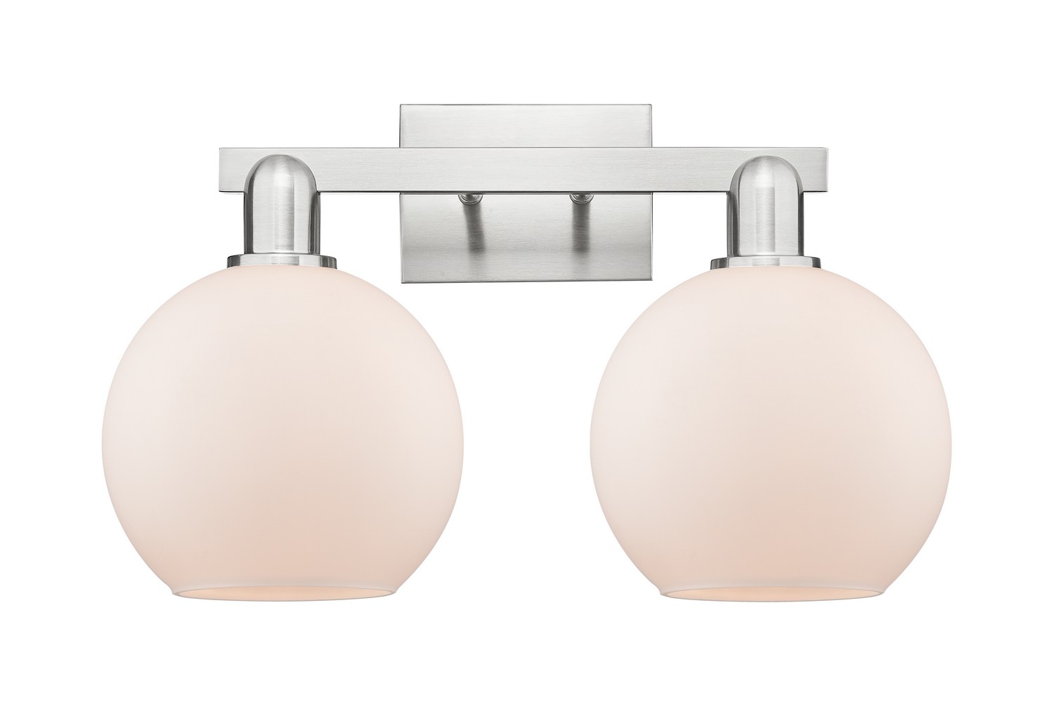 Two Light Bath Vanity by Innovations - Arcadia Collection, Brushed Satin Nickel Finish - 716-2W-SN-G121-8