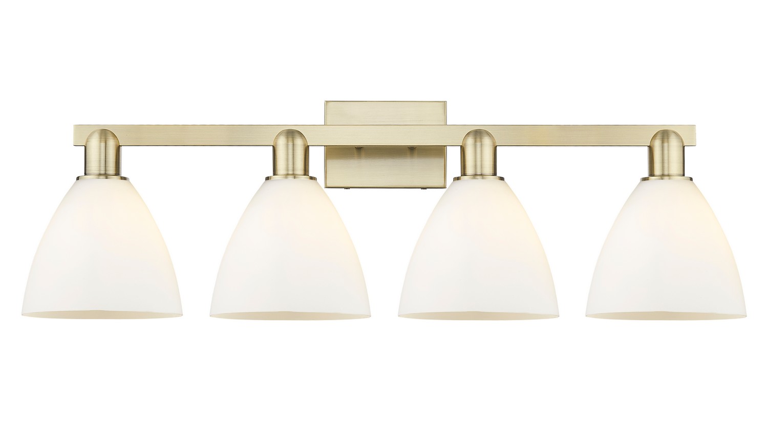 Four Light Bath Vanity by Innovations - Arcadia Collection, Antique Brass Finish - 716-4W-AB-GBD-751