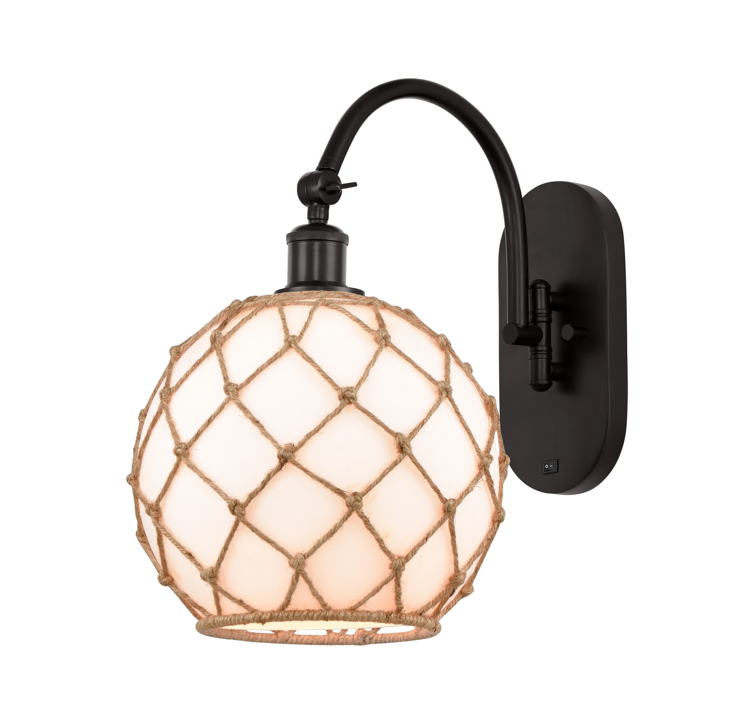One Light Wall Sconce by Innovations - Ballston Collection, Oil Rubbed Bronze Finish - 918-1W-OB-G121-10RB