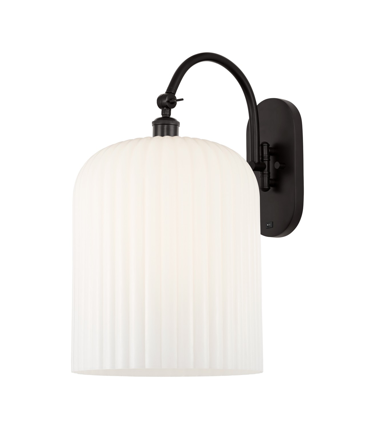 One Light Wall Sconce by Innovations - Ballston Collection, Oil Rubbed Bronze Finish - 918-1W-OB-G559-12GWH