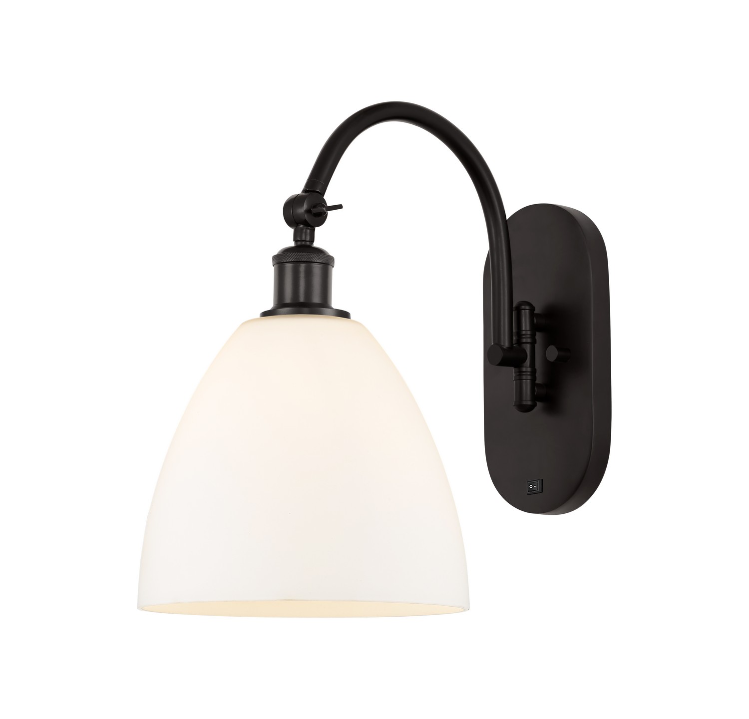 One Light Wall Sconce by Innovations - Ballston Collection, Oil Rubbed Bronze Finish - 918-1W-OB-GBD-91