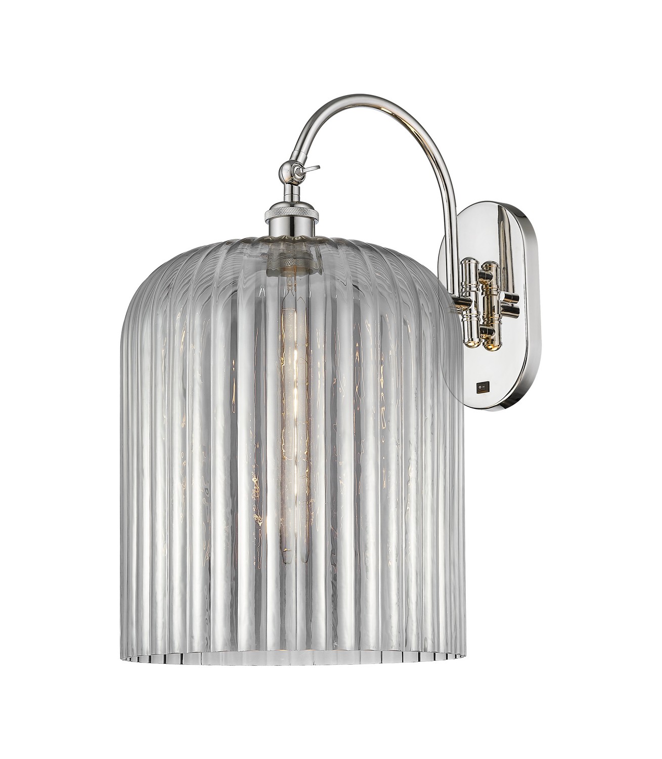 One Light Wall Sconce by Innovations - Ballston Collection, Polished Nickel Finish - 918-1W-PN-G559-12SM