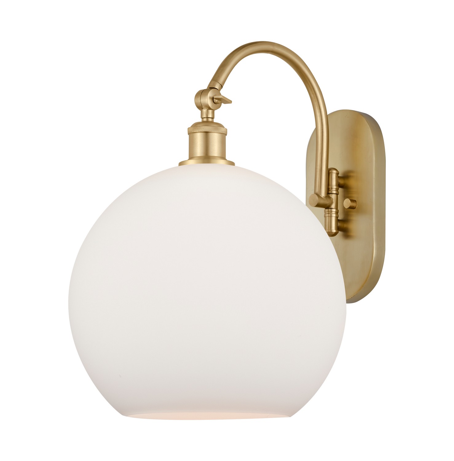 One Light Wall Sconce by Innovations - Ballston Collection, Satin Gold Finish - 918-1W-SG-G121-12