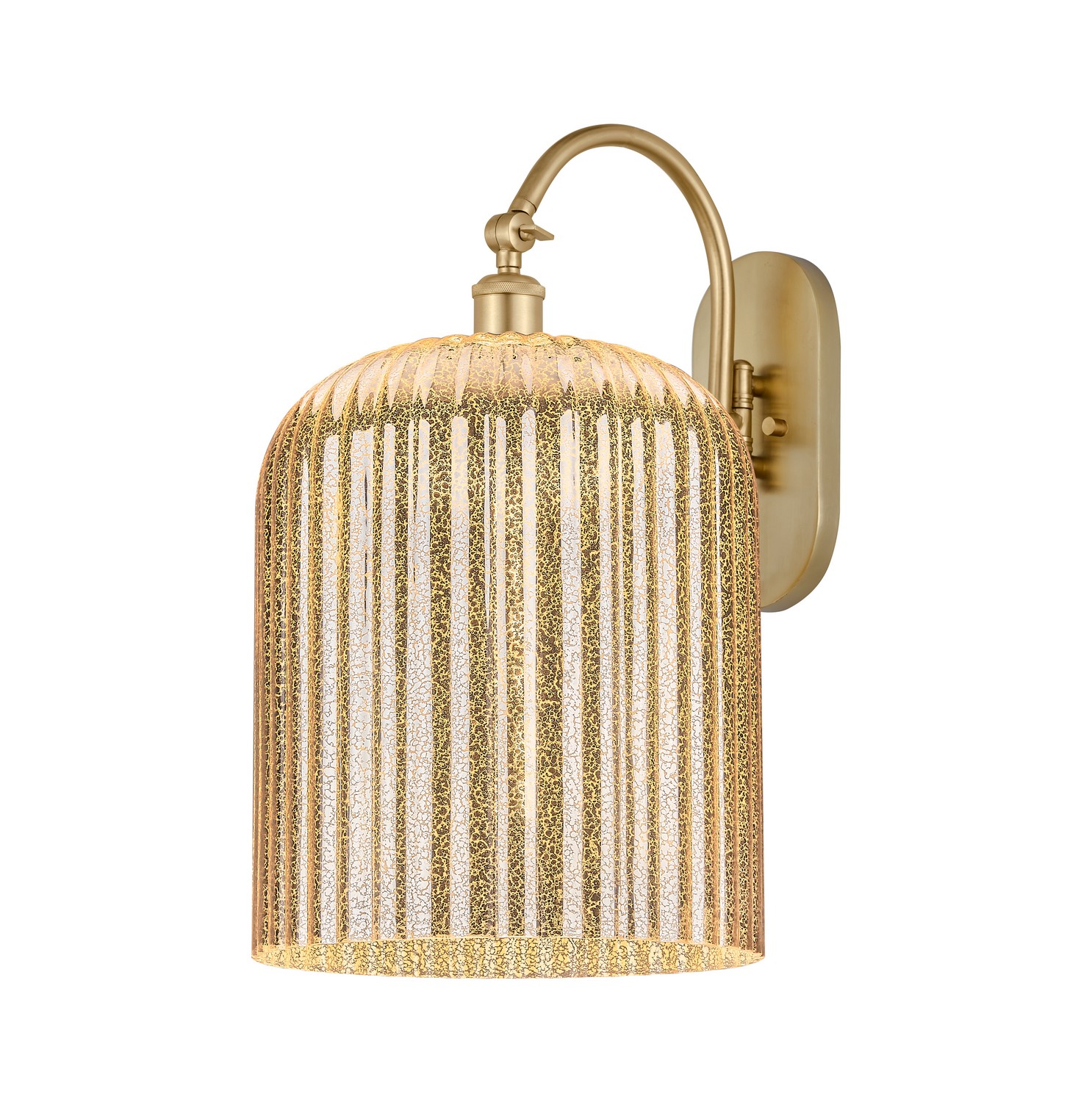One Light Wall Sconce by Innovations - Ballston Collection, Satin Gold Finish - 918-1W-SG-G559-12ME