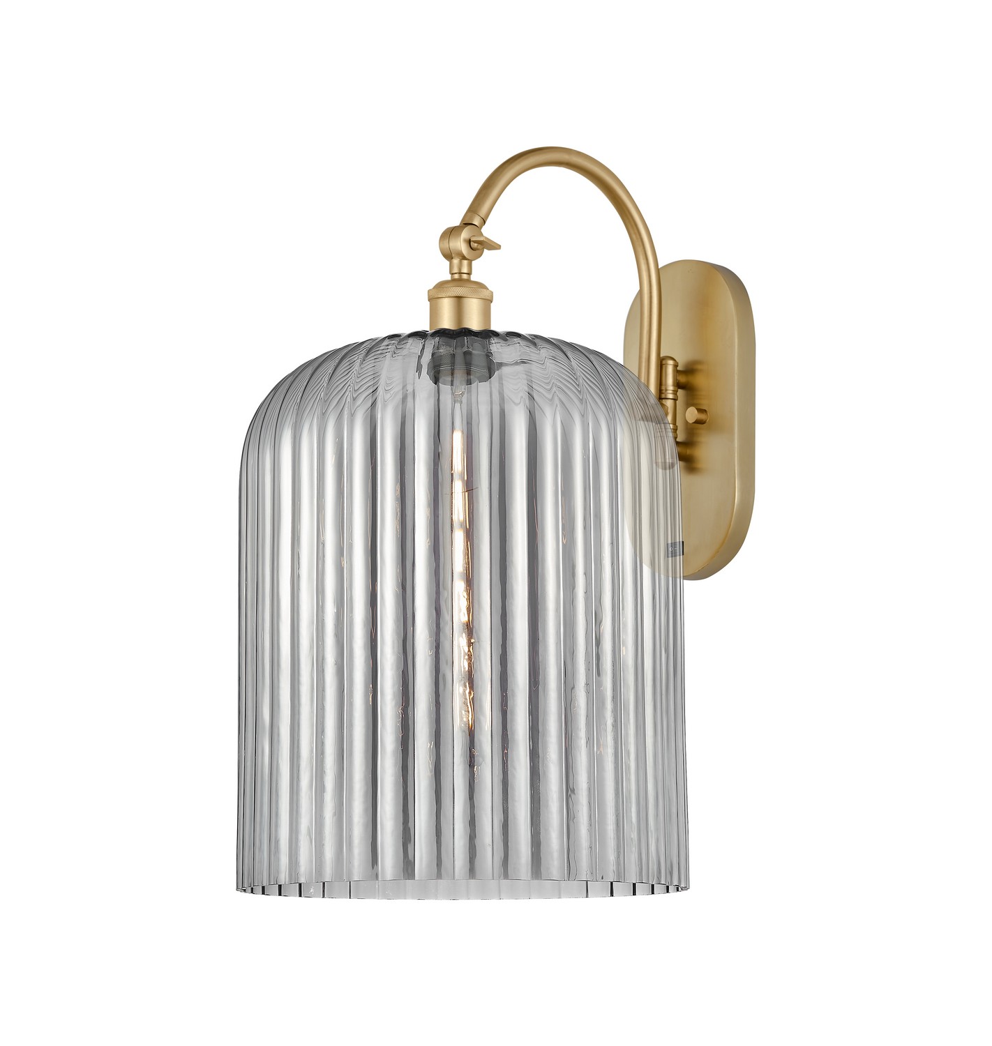 One Light Wall Sconce by Innovations - Ballston Collection, Satin Gold Finish - 918-1W-SG-G559-12SM