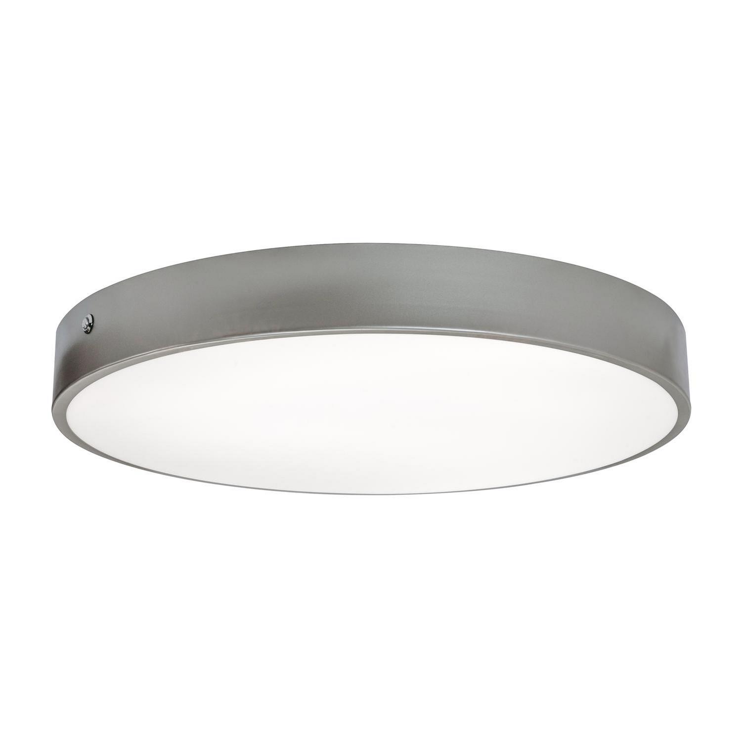 Satin Nickel LED Flush Mount from the Bailey Collection