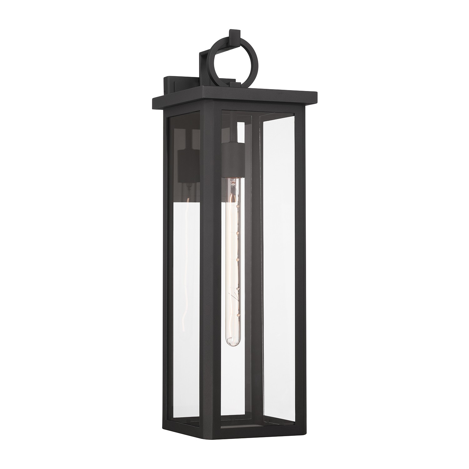 Crystorama ED0811201MK Boadie 1 Light 25 inch Matte Black Outdoor Sconce