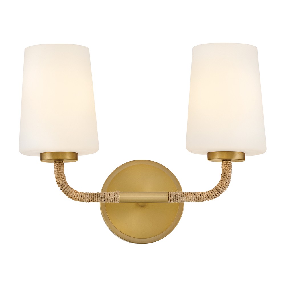 Photos - Chandelier / Lamp Lark Lacquered Brass LED Bathroom Vanity Light from the Kline Collection 853452LCB-NAT 
