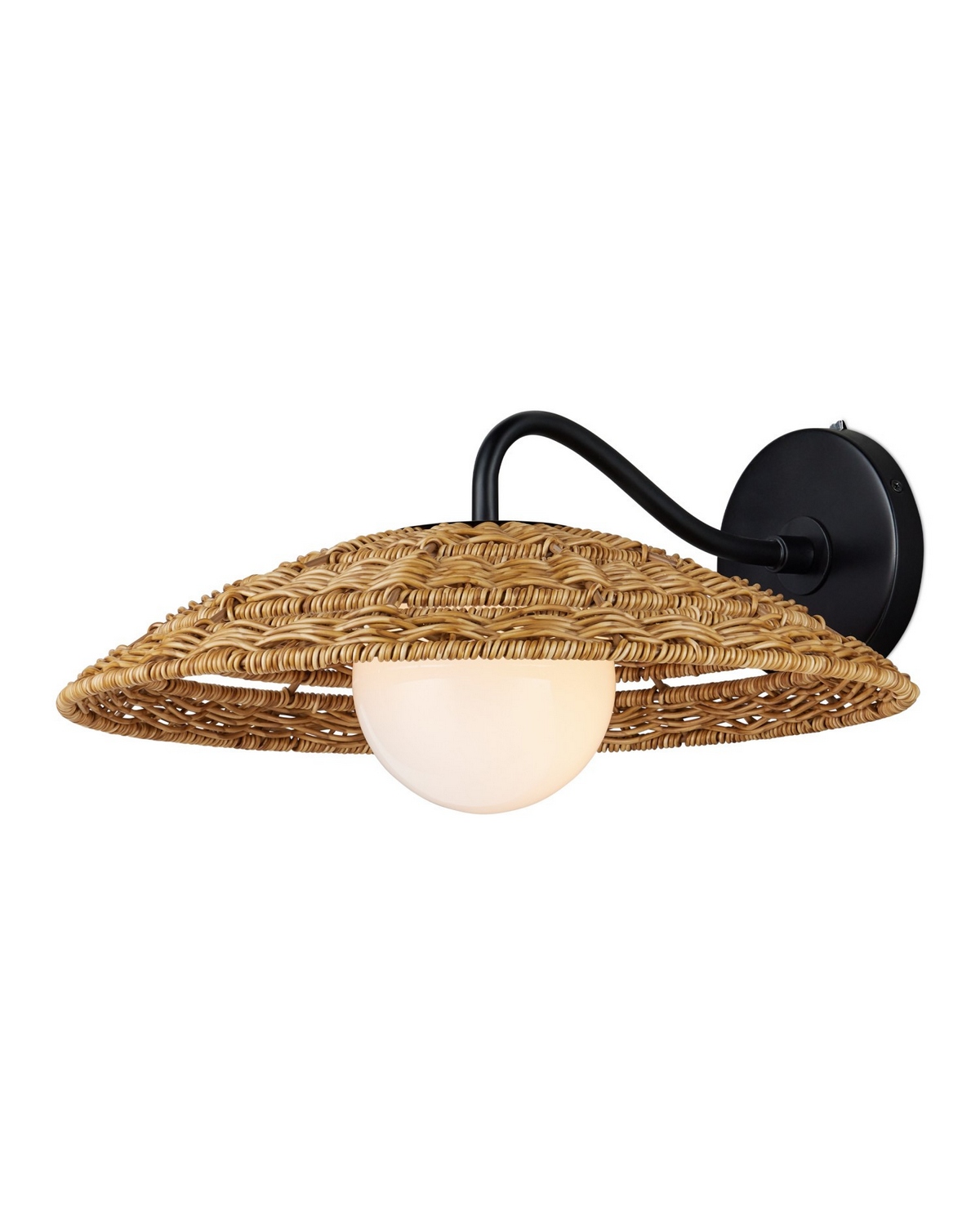Currey & Company 5500-0059 Barbary 1 Light 8 inch Black Outdoor Wall Sconce