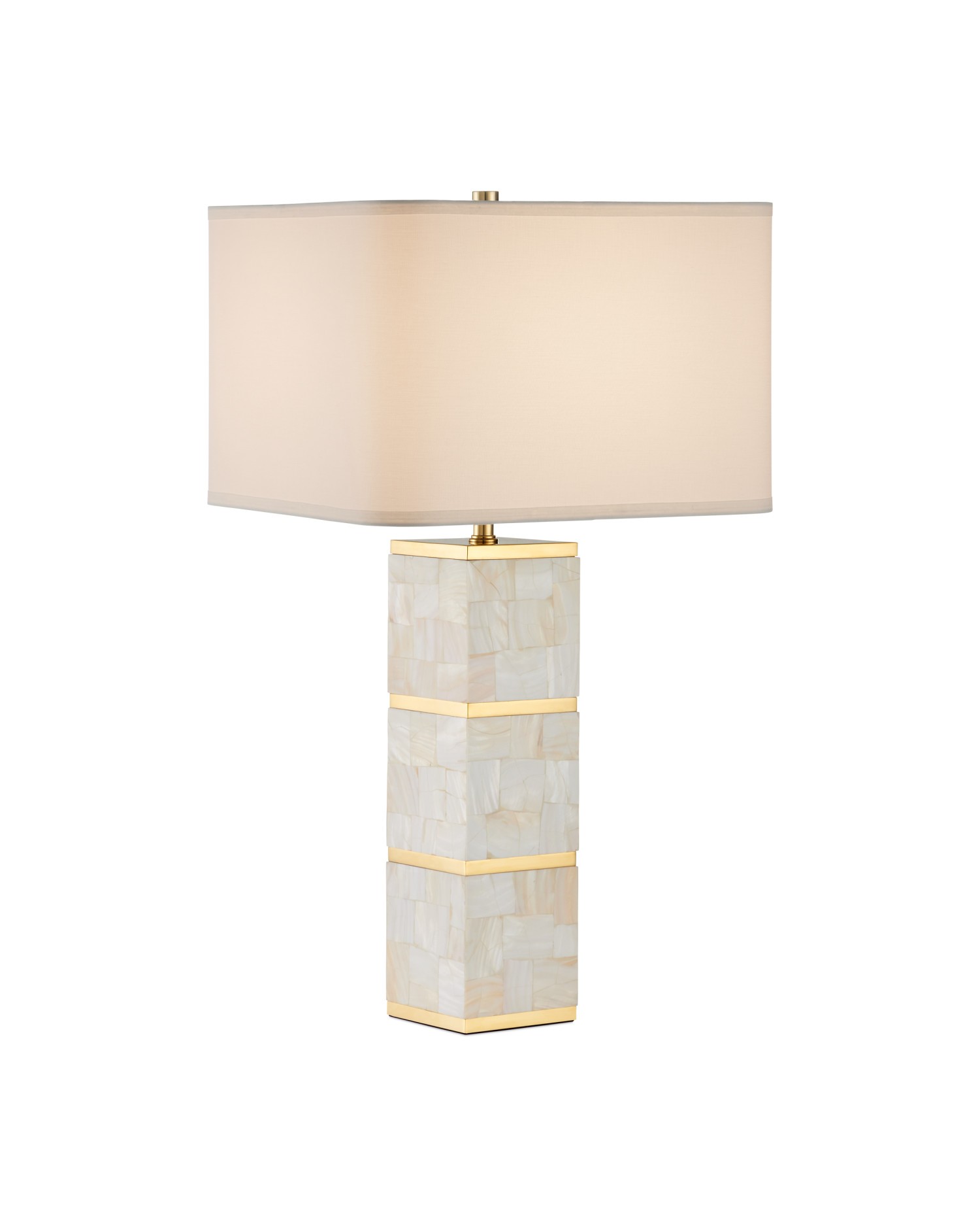 Natural Brass Table Lamp From The Casey Collection-image