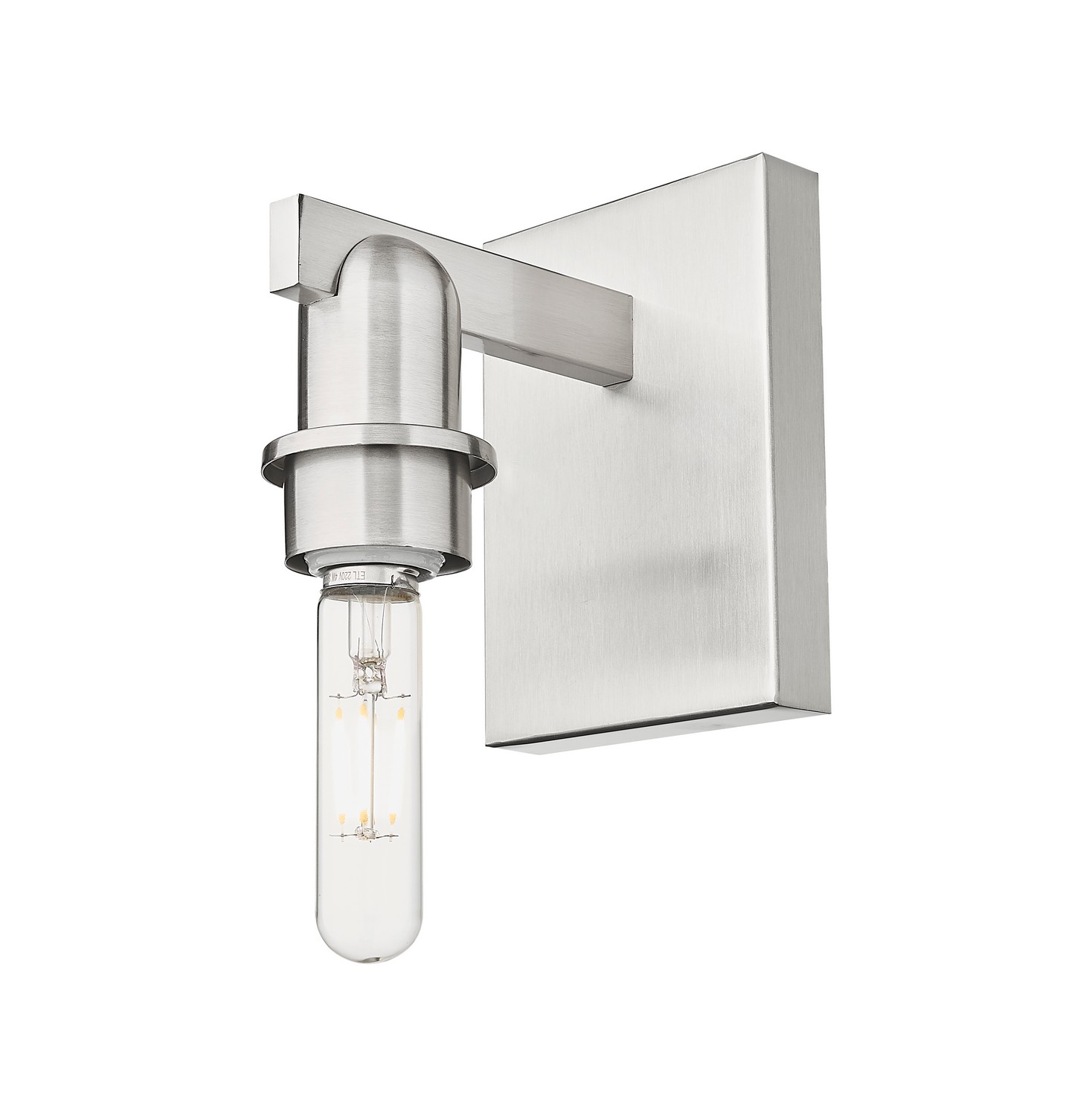 One Light Bath Vanity by Innovations - Arcadia Collection, Brushed Satin Nickel Finish - 716-1W-SN