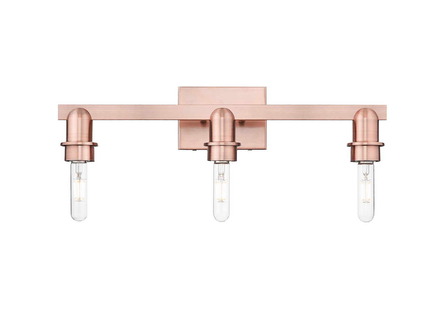 Three Light Bath Vanity by Innovations - Arcadia Collection, Antique Brass Finish - 716-3W-AC