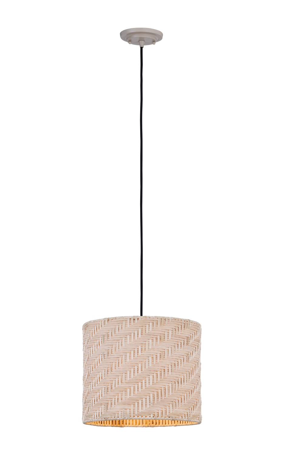 One Light Mini Pendant by Innovations - Downtown Urban Collection, Jute Finish - 656-1P-JT-12NT