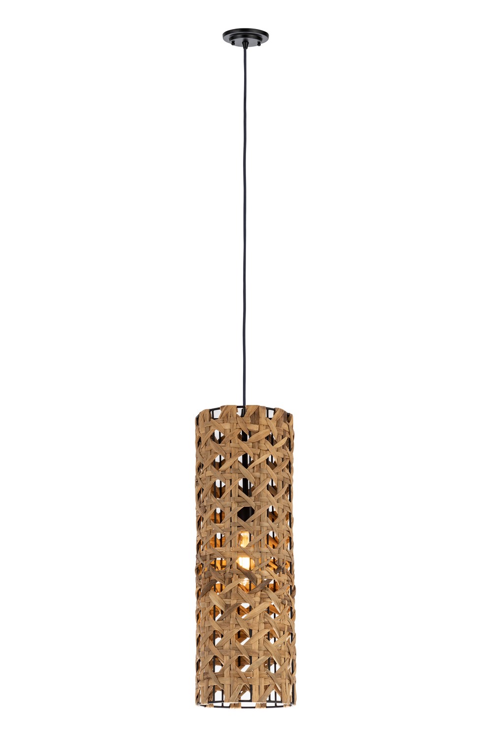 One Light Mini Pendant by Innovations - Downtown Urban Collection, Matte Black Finish - 663-1P-BK-8NT