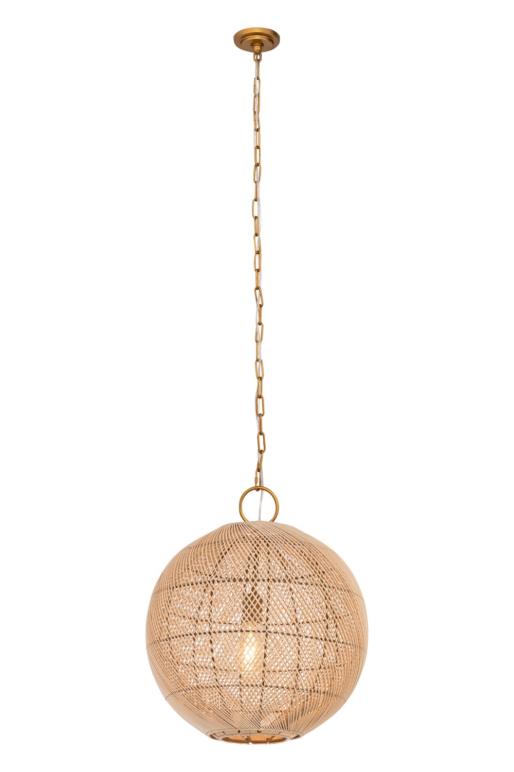 One Light Pendant by Innovations - Downtown Urban Collection, Gold Finish - 673-1P-GD-18NT