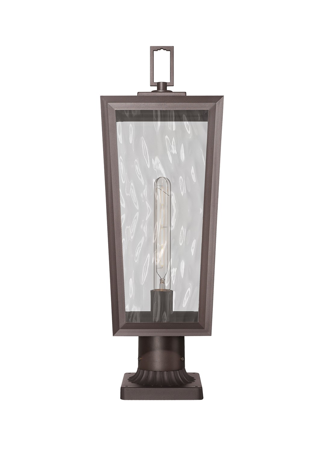 One Light Outdoor Post Lantern by Innovations - Madison Collection, Bronze Finish - 9952-1PLT-BZ-23-WG