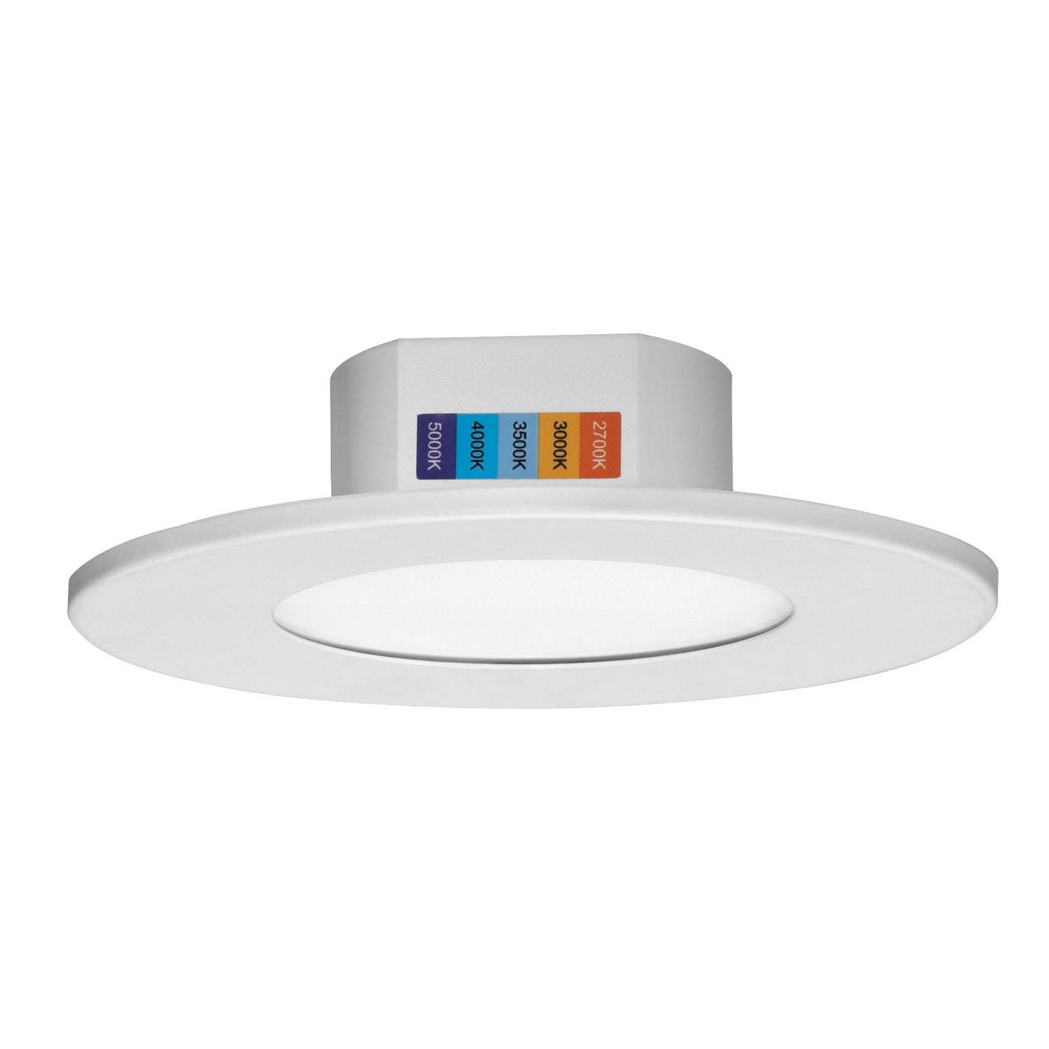 LED Flush Mount by AFX Lighting - Connie Collection, White Finish - CNEF04LAJD1WH