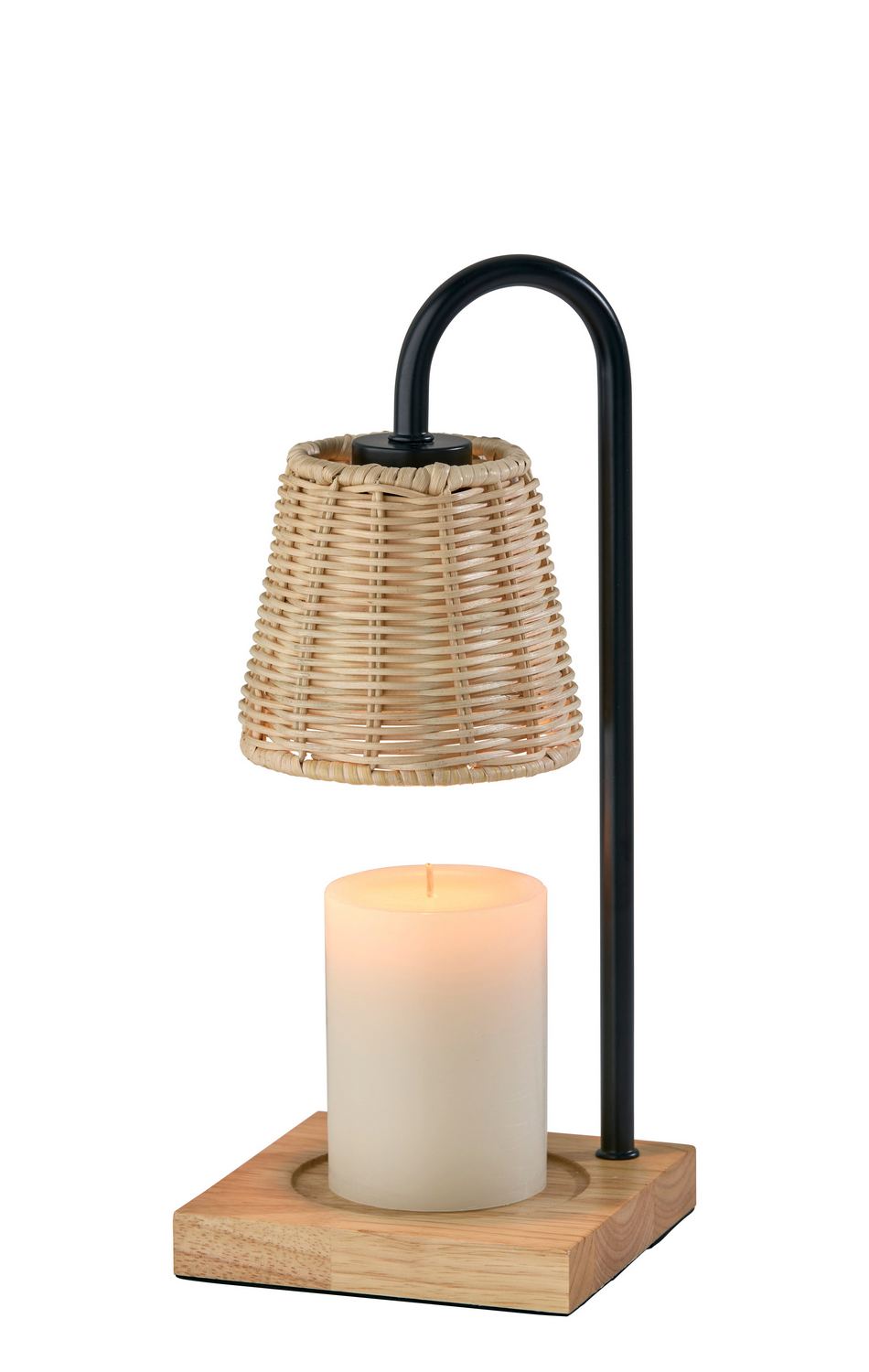 Adesso SL1190-01 Ridgley 13.25 inch 50 watt Black Candlewarmer Lamp Portable Light, Simplee Adesso
